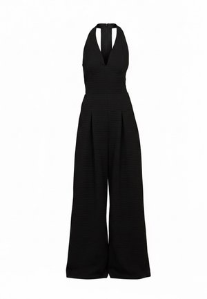 WAL G., HANA HALTERNECK JUMPSUIT - Buksedragter - black