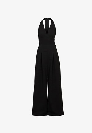 WAL G., HANA HALTERNECK JUMPSUIT - Buksedragter - black