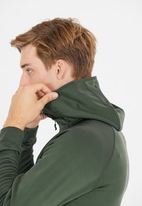 Whistler Fleecejacka - donkergroen