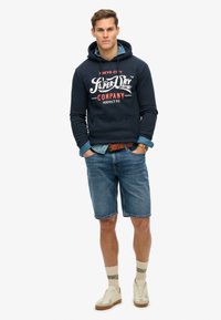 Superdry & Co Felpa con cappuccio - eclipse navy