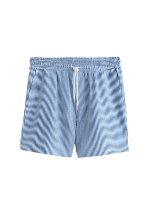 Next, REGULAR FIT - TEXTURED SEERSUCKER STRIPE - Shorts - blue