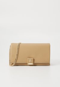 HER FLAP CHAIN - Geantă crossbody - khaki
