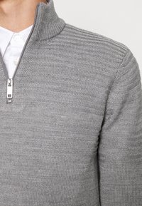 Only & Sons ONSBLADE HALF ZIP - Camisola - medium grey melange