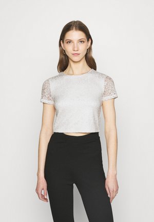 T-shirt med print - white