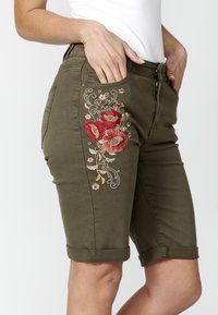 Koroshi Džinsa auduma šorti - kaki   khaki