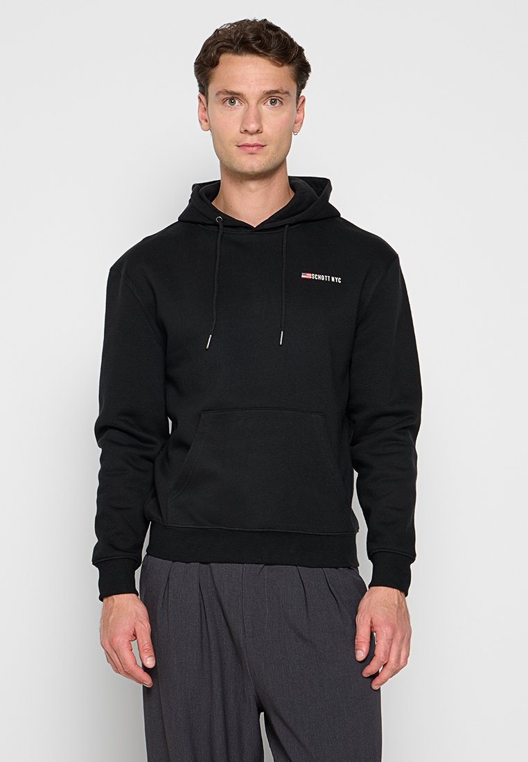 Schott Hoodie zwart