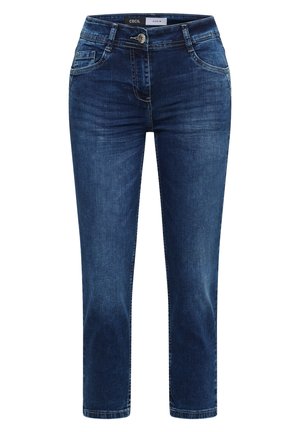 Cecil, 3/4 SLIM LEG JEANS IM CASUAL FIT - Jean slim - mid blue used wash