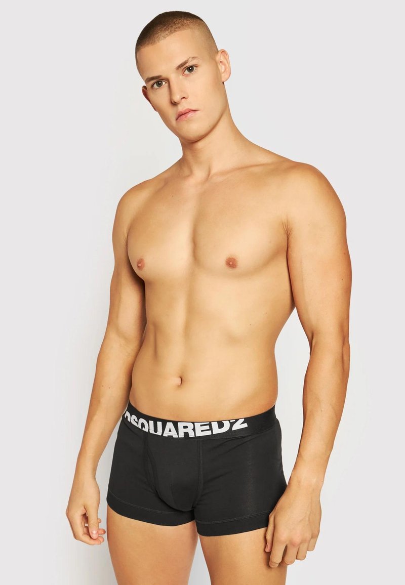 Dsquared2 SET DUE - Boxer aderenti - nero