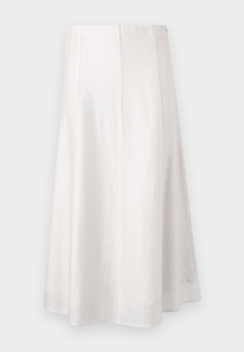 Calvin Klein A-vonalú szoknya - white sand/törtfehér - Zalando.hu