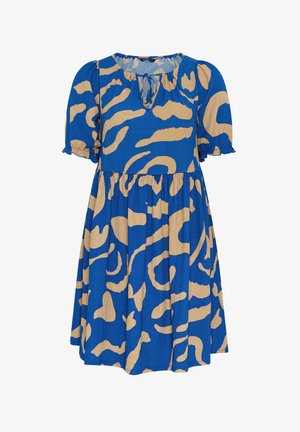 Yours Clothing, PLUS SIZE MINI DRESSES - Hverdagskjole - blue