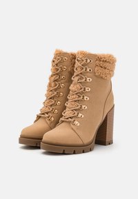 Anna Field Botines de tacón - beige