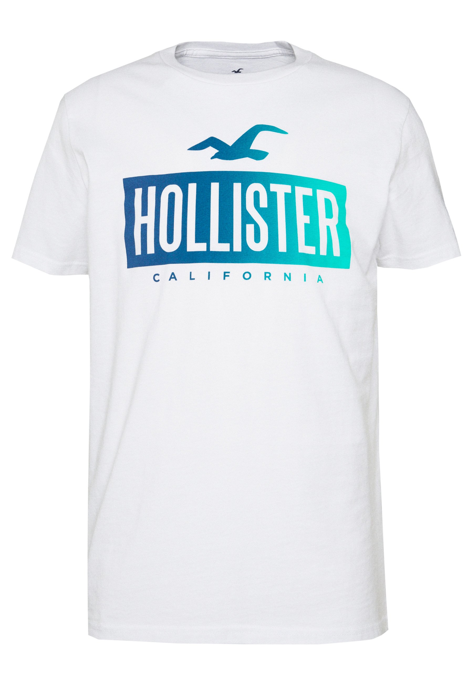Hollister Co. PRINT LOGO T shirts med print white Hollister Co. PRINT LOGO - T-shirts med print - white