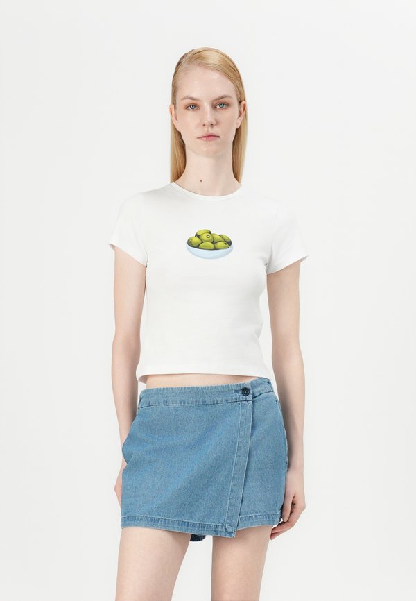 NMMOLLY OLIVE - Print T-shirt