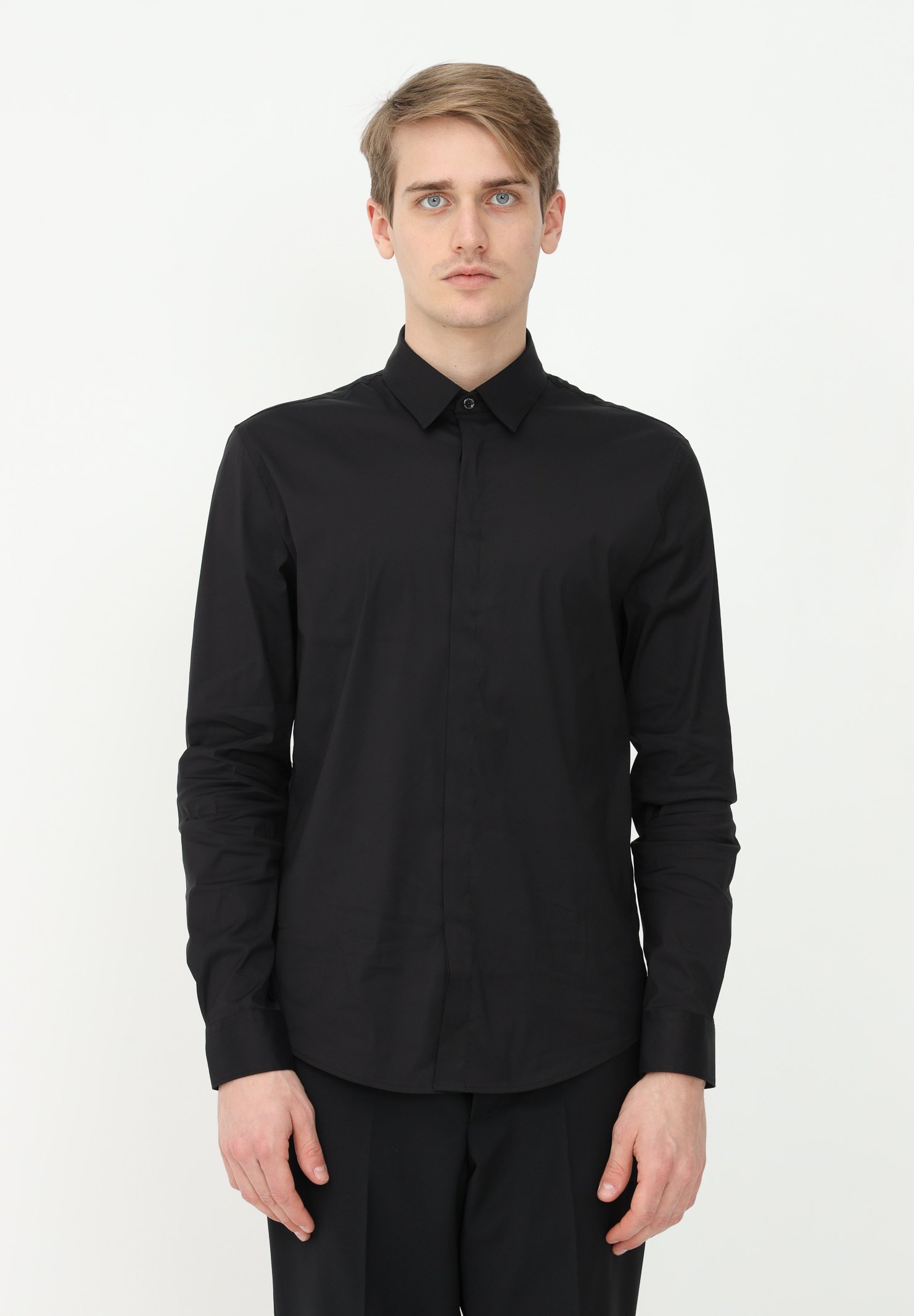 Patrizia Pepe Camicia - nero vinile/nero - Zalando.it