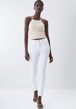 Salsa Jeans PUSH IN - Uske traperice - White