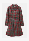COAT - Шлифер - red/green