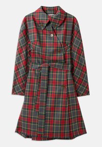 COAT - Trenchcoat - red/green
