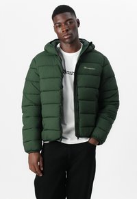 Champion PADDED OUTDOOR JACKET - Zimná bunda - dark green