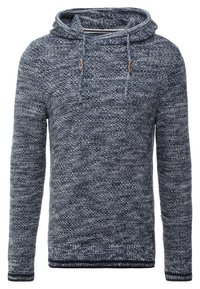 Pier One Stickad tröja - mottled dark blue