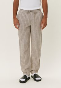 Les Deux - PATRICK PANTS - Pantalon classique - walnut/light ivory Image miniature 1