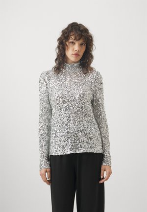 Bruuns Bazaar GARGETBBHANNI BLOUSE - Bluza - silver