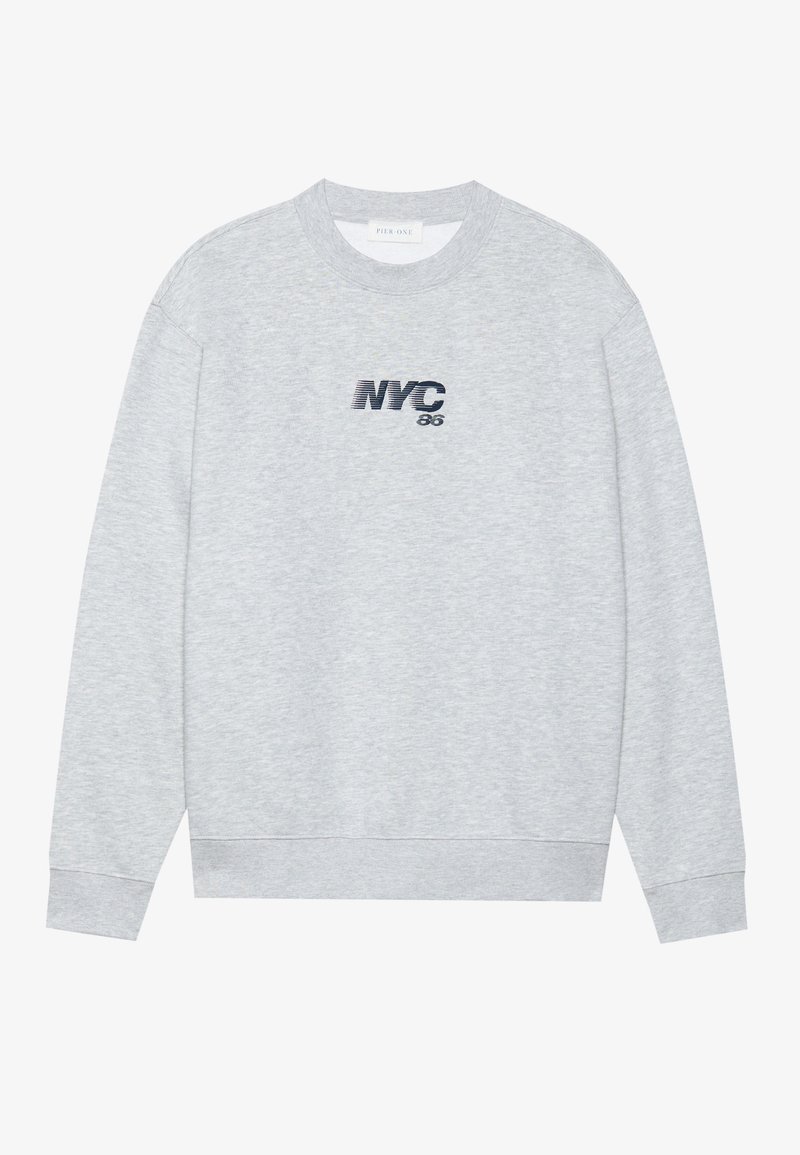 Pier One Sweater lichtgrijs gemêleerd Pier One Sweater lichtgrijs gemêleerd