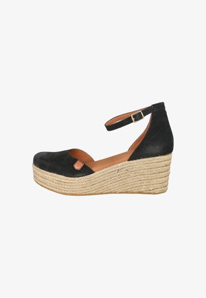 POPA, POPA 061-CANTALAR ALPARGATAS DE CUÑA PARA MUJER - Zapatos de plataforma - black
