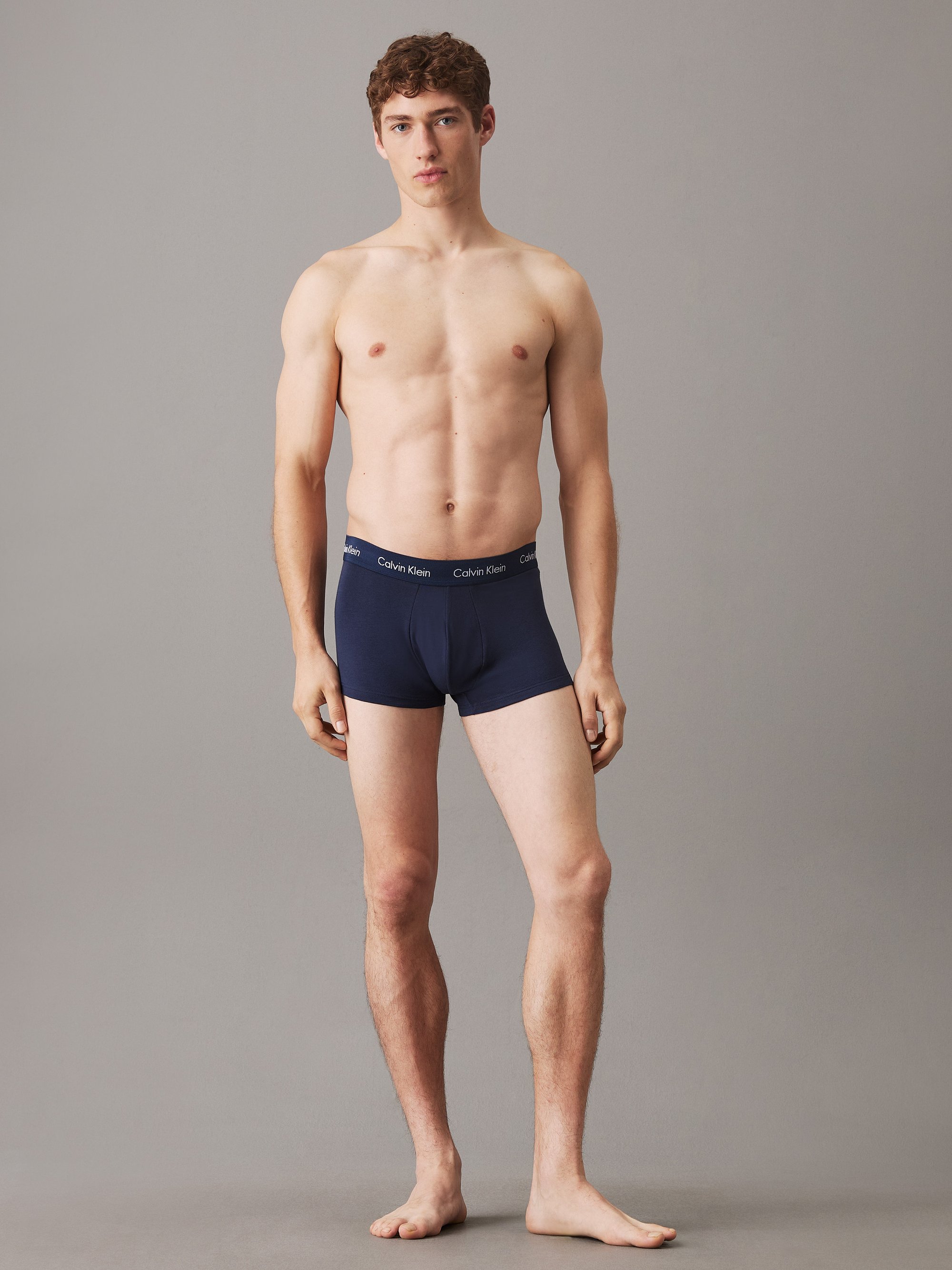 Herren Boxershorts Mit Bulge Pouch Midrise Baumwoll Produktbild-Vorschau 9