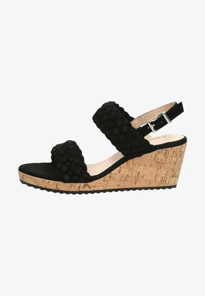 Caprice, Sandales à plateforme - black