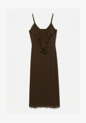 Vero Moda, DRESS VMSELINA MAXI - Maxikjoler - chocolate brown