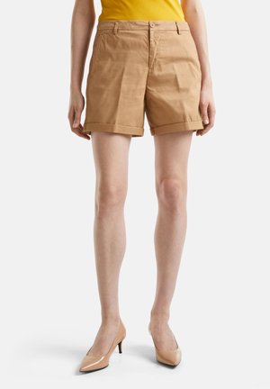 United Colors of Benetton STRETCH BERMUDAS - Shorts - camel