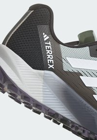 adidas Terrex AGRAVIC FLOW 2.0  - Trail hardloopschoenen - silver/crystal white/lucid lemon