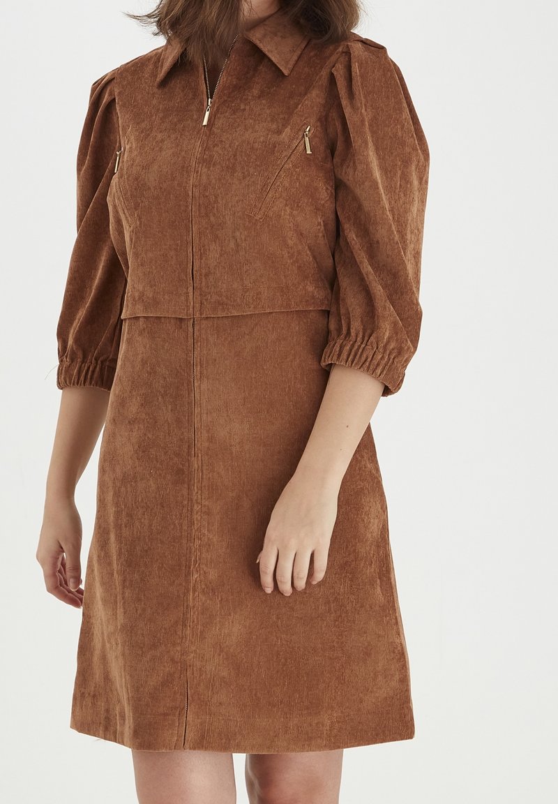 b.young Blusenkleid - brown