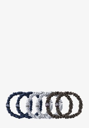 SLIP PURE SILK SKINNY SCRUNCHIES - Hair styling accessory - midnight