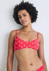 Seafolly - AHOY - Bikini top - chilli red Thumbnail Image 1