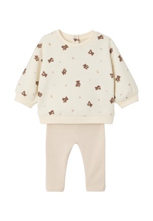 Vertbaudet, UNISEX SET - Sweatshirt - wollweiß