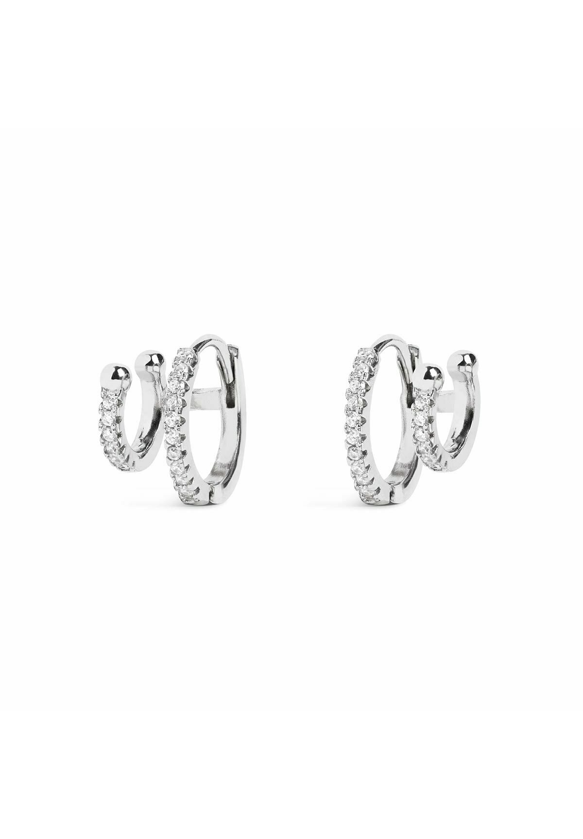 Alvina Orecchini Donna ZO-5821 - Cuori Scintillanti Con Pietre In Confezione Regalo - 2