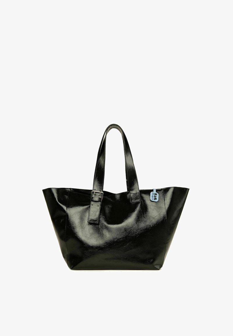 Bagmori SHINY LARGE TOTE BAG - Velká kabelka - black