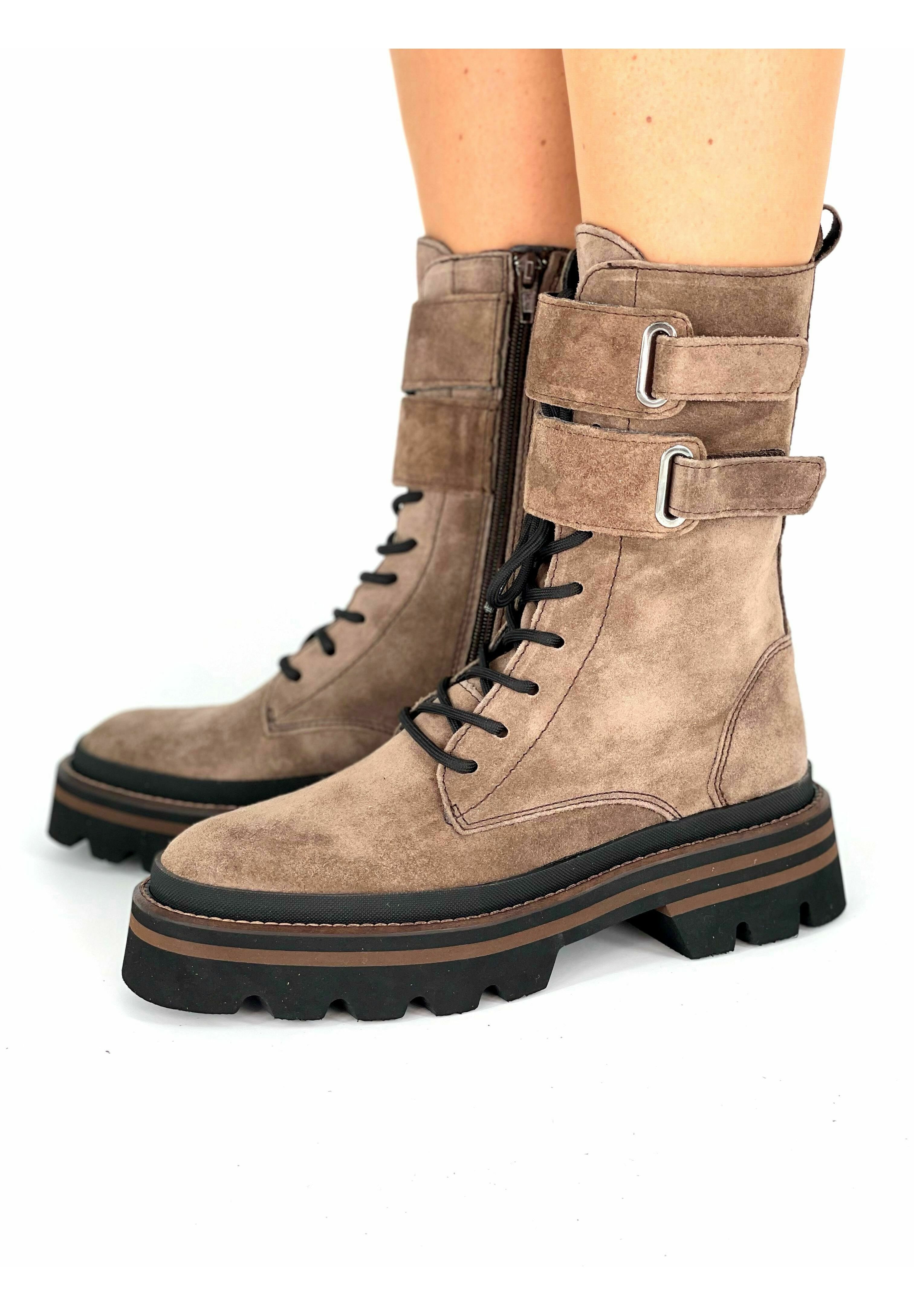 Alpe Botas con plataforma - bison/marrón topo - Zalando.es
