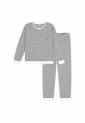 Petit Bateau À RAYURES SET - Pyjama - milk soir