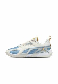 JORDAN HEIR - Basketball shoes - sail work blue hydrogen blue metallic gold