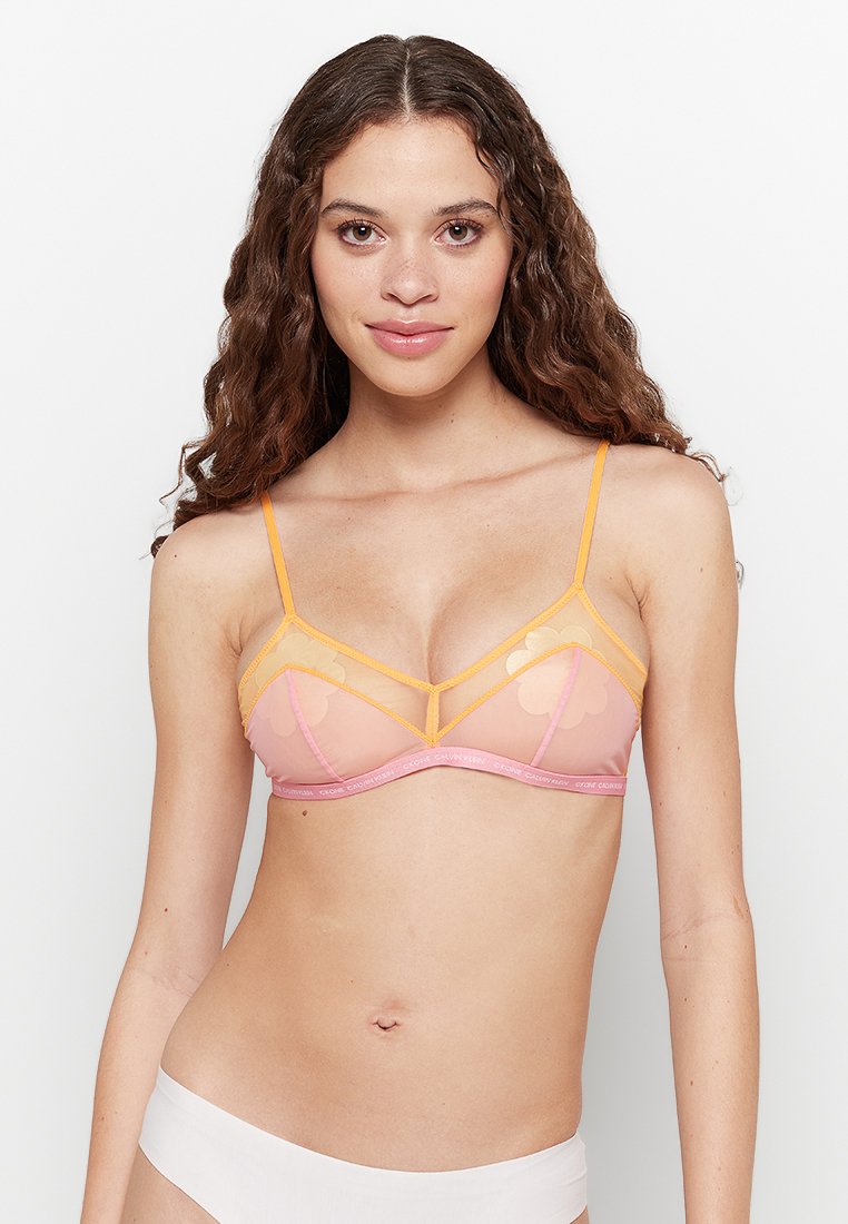 Calvin Klein - Sujetador sin aros (mostaza)