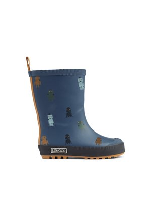 MASON THERMO RAINBOOT UNISEX - Wellies - robots / indigo blue