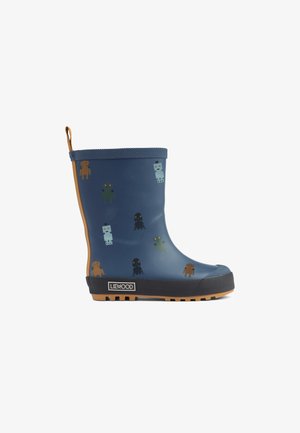 Liewood MASON THERMO RAINBOOT UNISEX - Botas de agua - robots / indigo blue