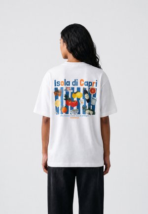 On Vacation, TASTE OF CAPRI T-SHIRT UNISEX - Printtipaita - white