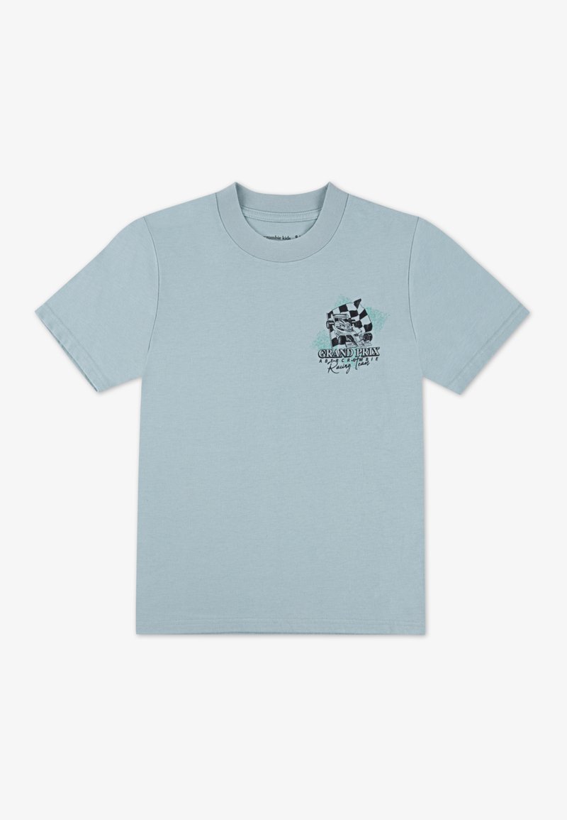 Abercrombie & Fitch GRAND PRIX - Triko s potiskem - gray mist