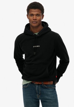 Felpa con cappuccio - black