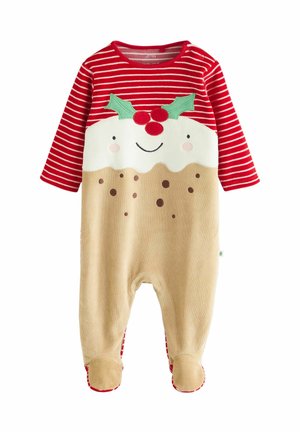Next, REGULAR FIT - CHRISTMAS - Natdragt - brown/pudding