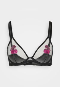 PERRI BRA - Beugel BH - black/fuchsia