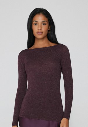 Top s dlouhým rukávem - violet
